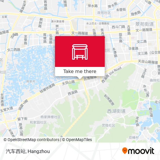汽车西站 map