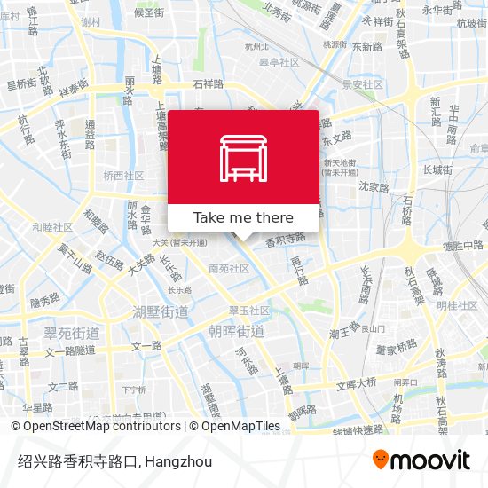 绍兴路香积寺路口 map