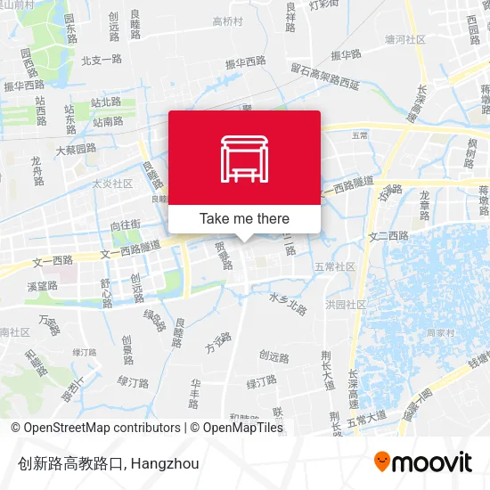 创新路高教路口 map