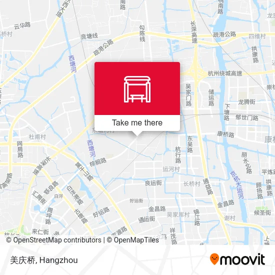 美庆桥 map