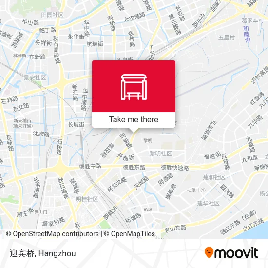 迎宾桥 map