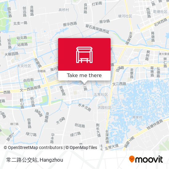 常二路公交站 map