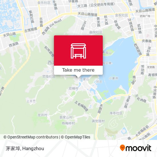 茅家埠 map