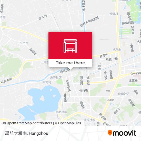 禹航大桥南 map