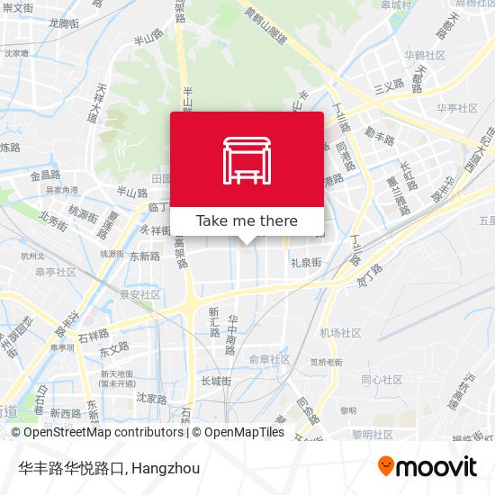 华丰路华悦路口 map