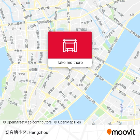 观音塘小区 map