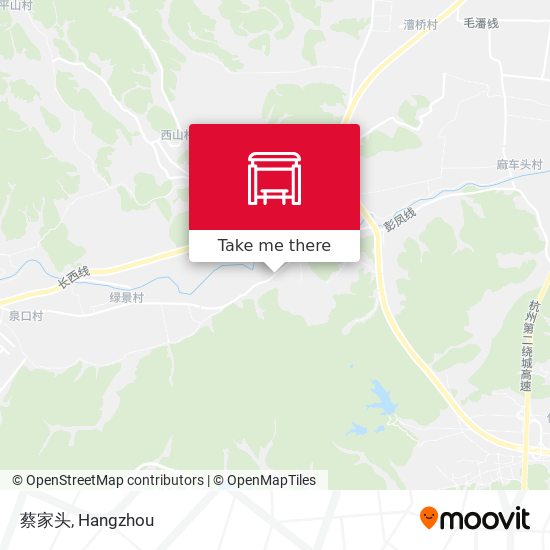 蔡家头 map