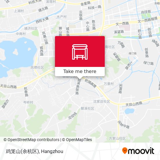 鸡笼山(余杭区) map