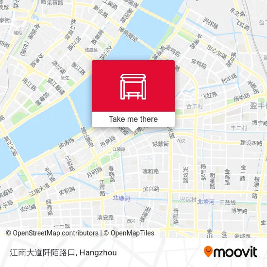 江南大道阡陌路口 map