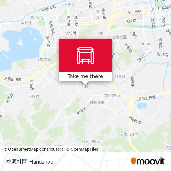 桃源社区 map