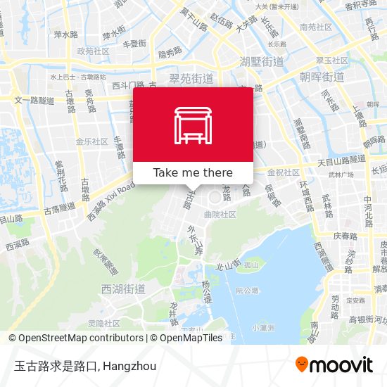 玉古路求是路口 map