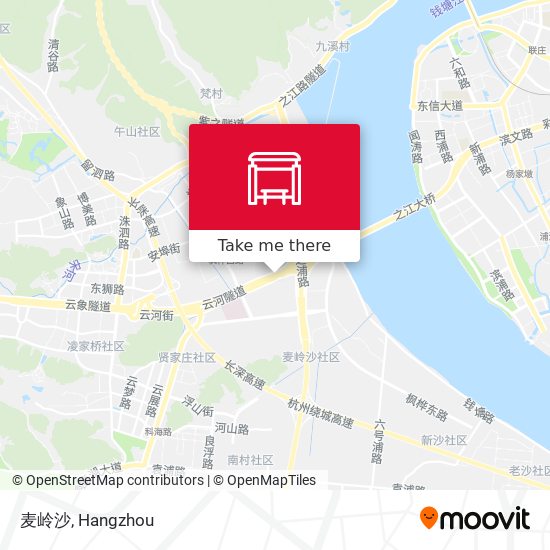 麦岭沙 map