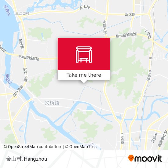 金山村 map