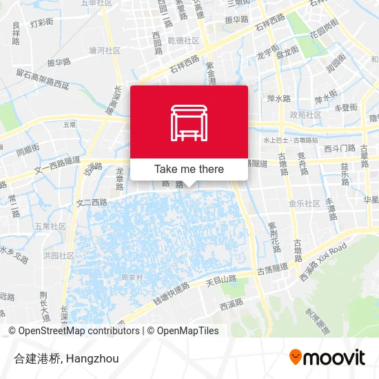 合建港桥 map