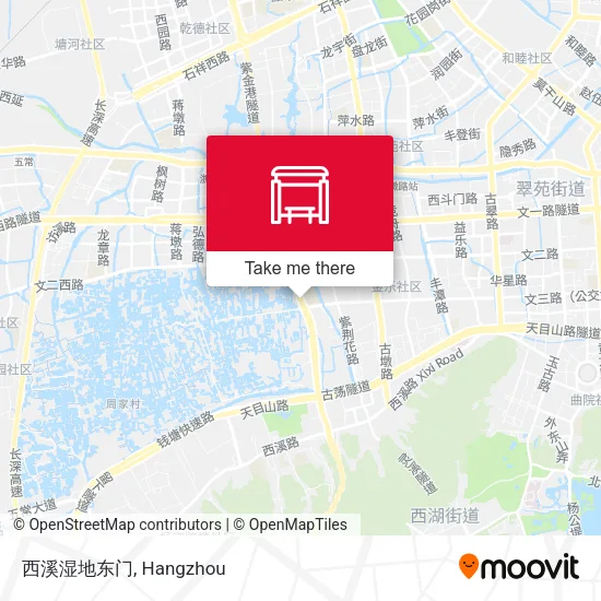 西溪湿地东门 map