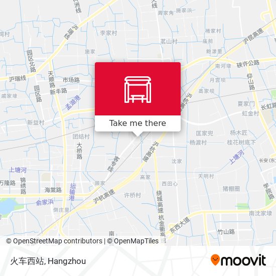 火车西站 map