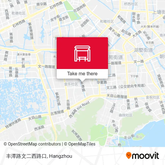 丰潭路文二西路口 map