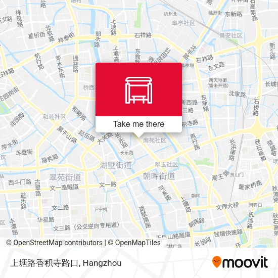 上塘路香积寺路口 map