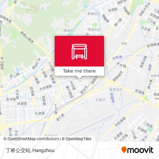 丁桥公交站 map