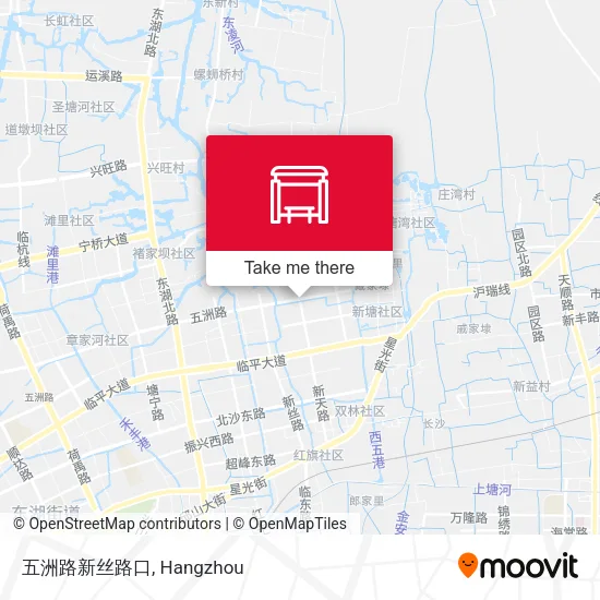 五洲路新丝路口 map