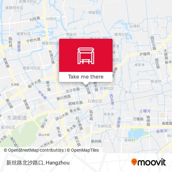 新丝路北沙路口 map