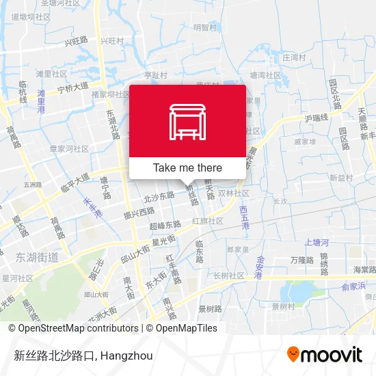 新丝路北沙路口 map