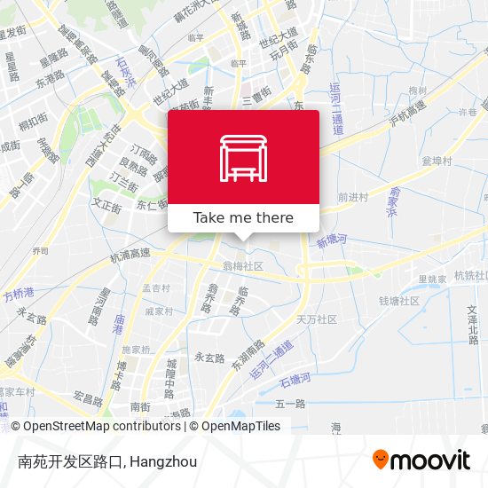 南苑开发区路口 map