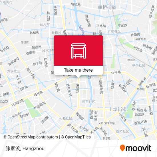 张家浜 map