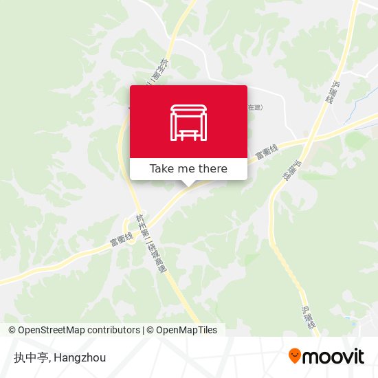 执中亭 map