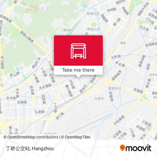丁桥公交站 map