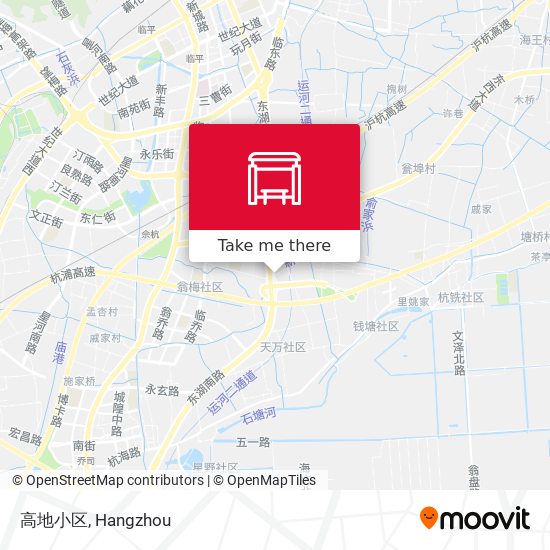 高地小区 map