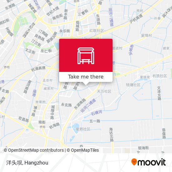 洋头坝 map