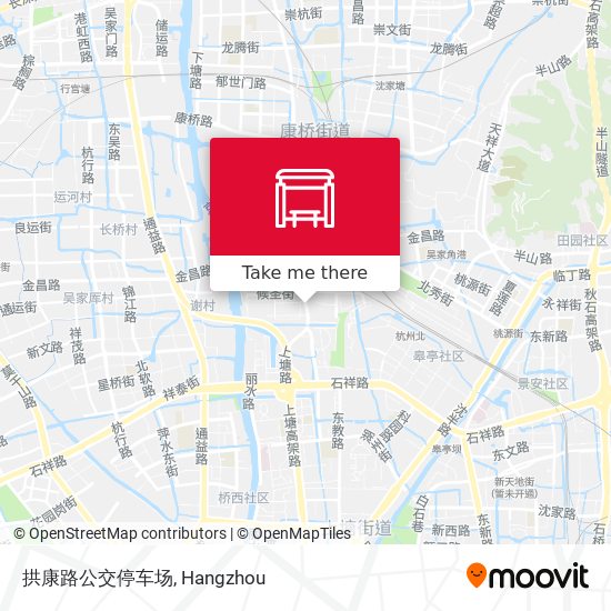 拱康路公交停车场 map