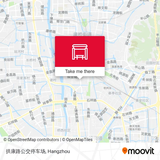 拱康路公交停车场 map