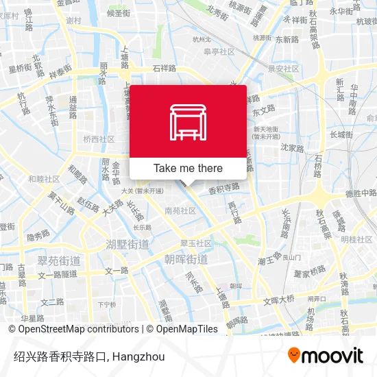 绍兴路香积寺路口 map