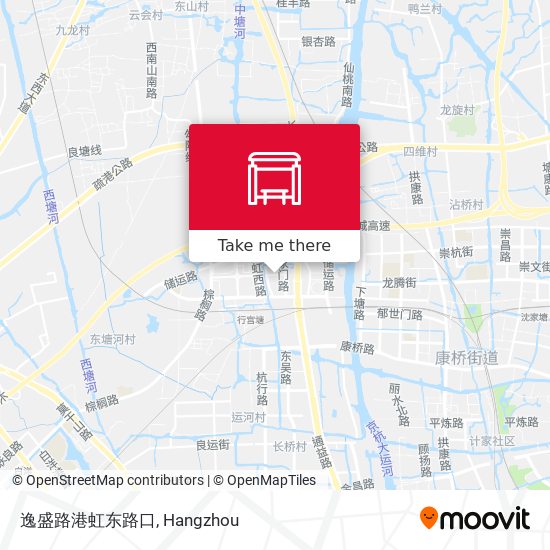 逸盛路港虹东路口 map