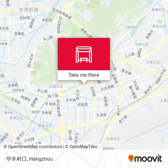 华丰村口 map
