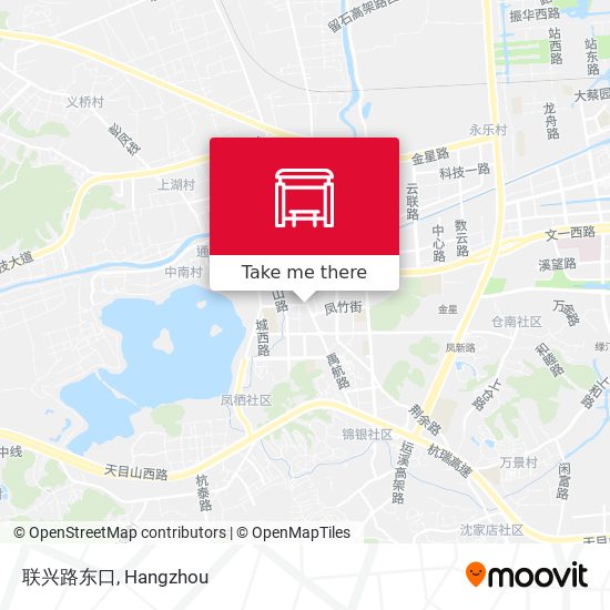 联兴路东口 map