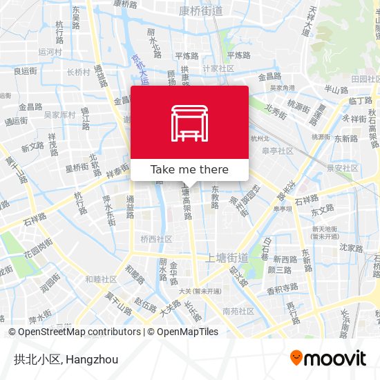 拱北小区 map