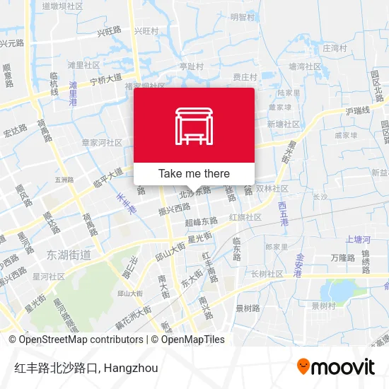 红丰路北沙路口 map
