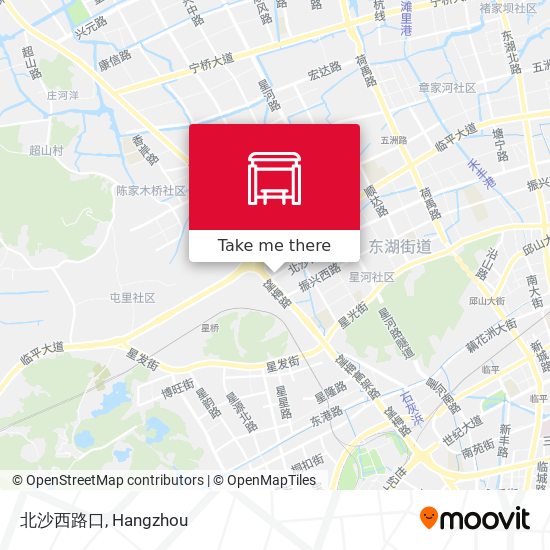 北沙西路口 map