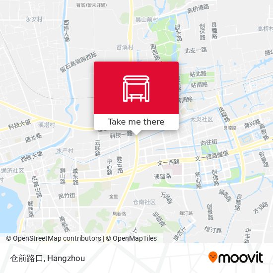 仓前路口 map