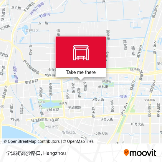 学源街高沙路口 map