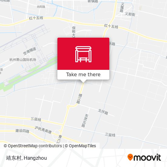 靖东村 map