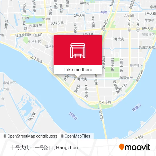 二十号大街十一号路口 map