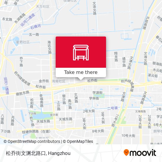 松乔街文渊北路口 map