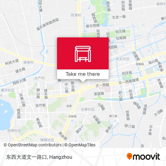 东西大道文一路口 map