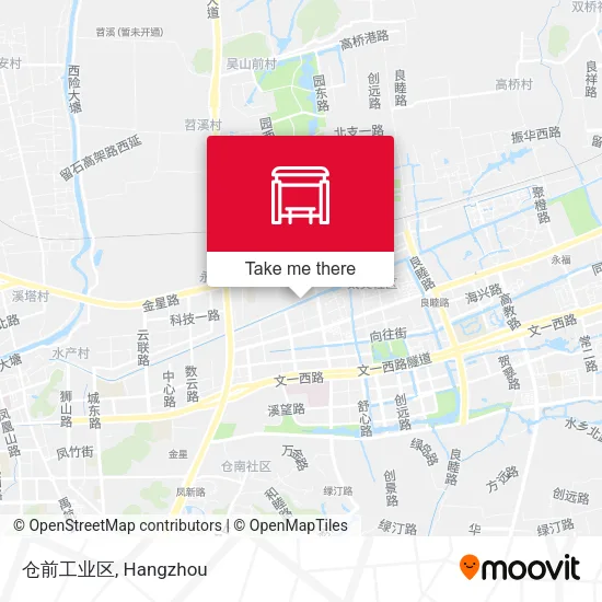 仓前工业区 map