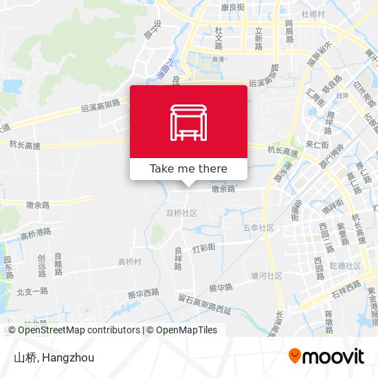 山桥 map