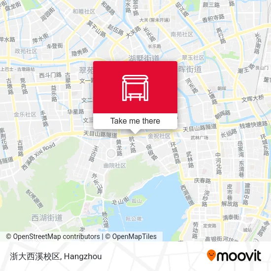 浙大西溪校区 map